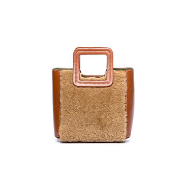 Mini Shirley Shearling Bag