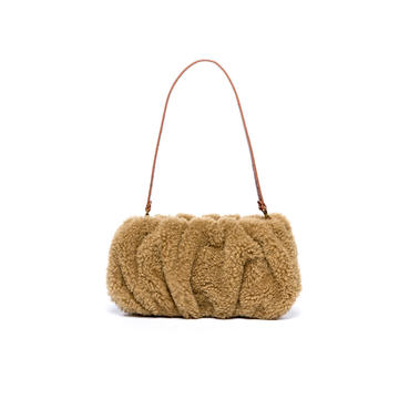 Bean Shearling Shoulder Bag