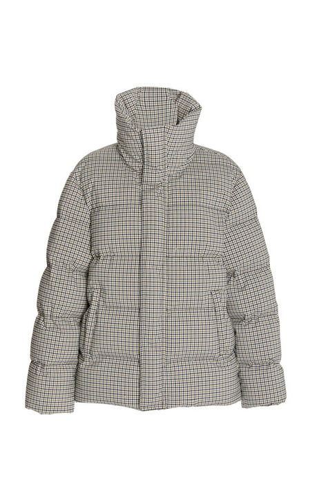 Ace Plaid Shell Puffer Coat展示图