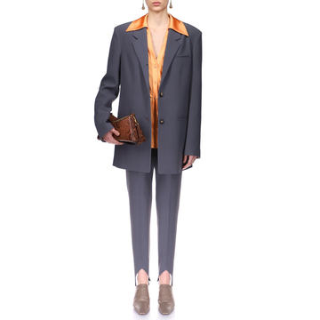 Mersey Boxy Crepe Blazer