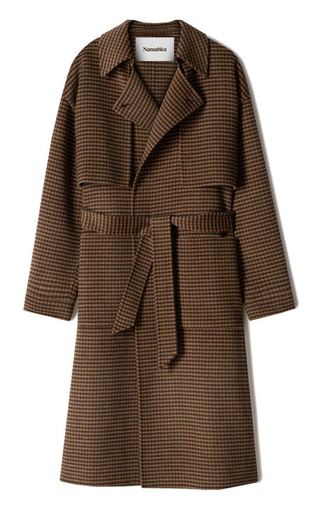 Ara Wool-Silk Trench Coat展示图