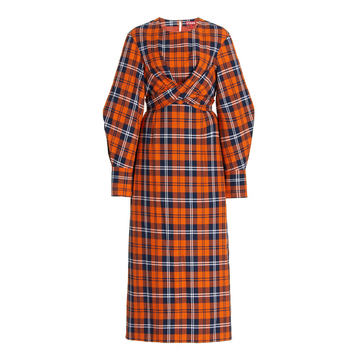 Crosshill Plaid Cotton Dress