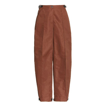 Carlton Shell Straight-Leg Pants