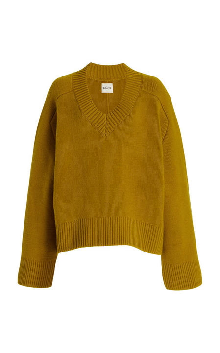 Isabelle Ribbed Relaxed Cashmere Sweater展示图