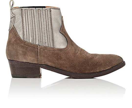 Arlene Suede & Leather Ankle Boots展示图