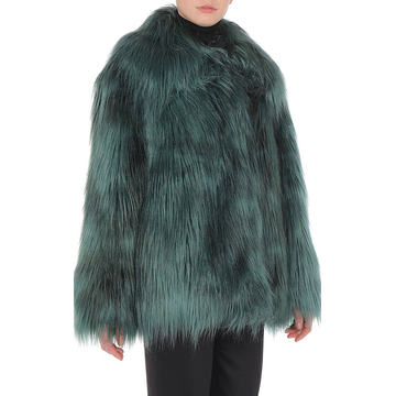 Longline Faux Fur Coat