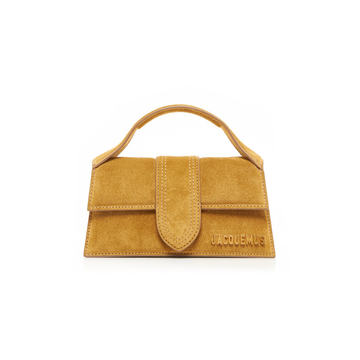 Le Bambino Suede Top Handle Bag