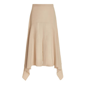 Ariah Crepe Handkerchief Midi Skirt