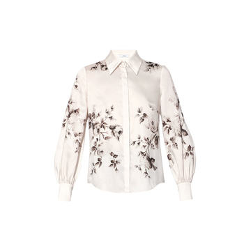 Alexis Floral Printed Satin Shirt