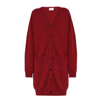 Kent Ribbed Merino Wool And Cashmere-Blend Cardigan