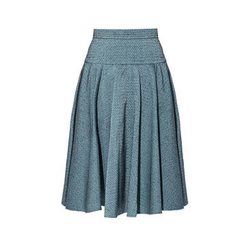 Starla Silk-Lined Midi Skirt