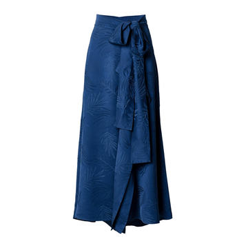 Acerra Printed Gabardine Skirt