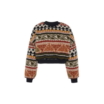 Printed Knit Sweater