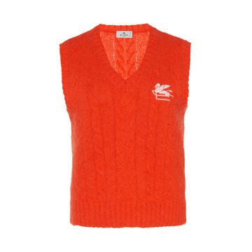 Mohair-Blend Sweater Vest