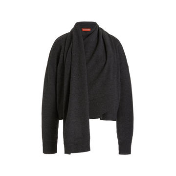 Fisher Scarf-Detailed Wool-Cashmere Sweater