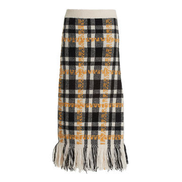 Fitzpatrick Checked Knit Skirt