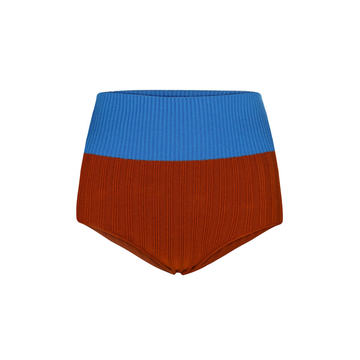 Nadin Ribbed-Knit Mini Shorts