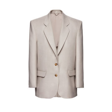 Notched Cashmere Blazer