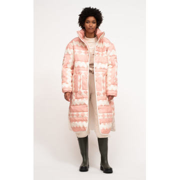 Helena Printed Quilted Puffer Coat