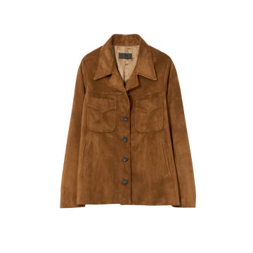 Dominic Structured Suede Jacket