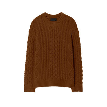 Georgie Cable-Knit Cashmere Sweater