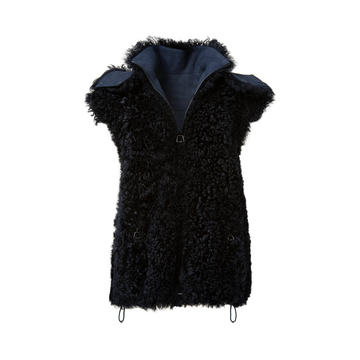 Esemia Hooded Shearling Vest