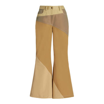 Morandi Utility Cotton Flared Pants