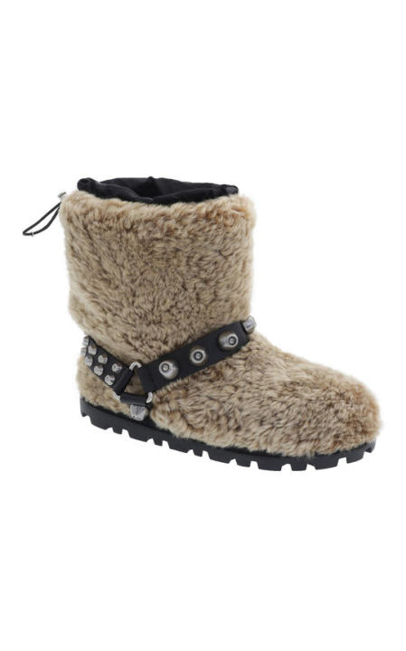 Shearling Studded Winter Boots展示图