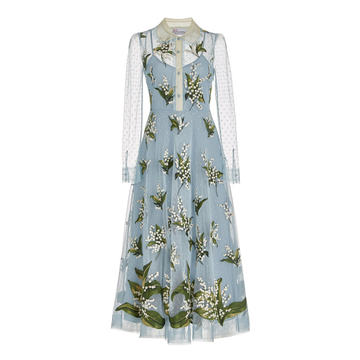 May Lily Floral Tulle Dress