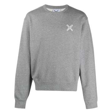 X logo卫衣