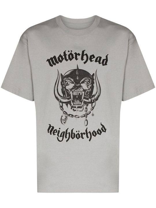 x Motörhead 标语印花T恤展示图