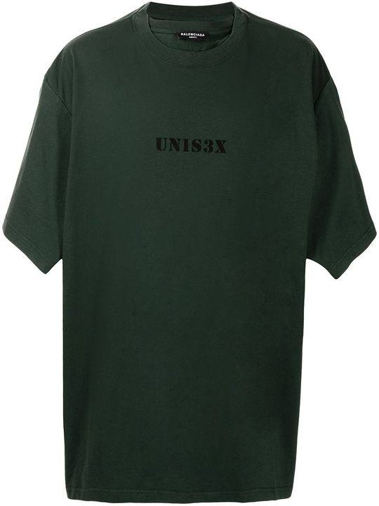 Unisex-print oversized T-shirt展示图