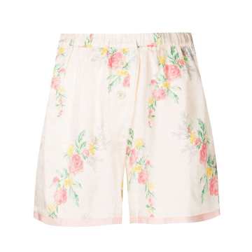 Martine floral-print shorts