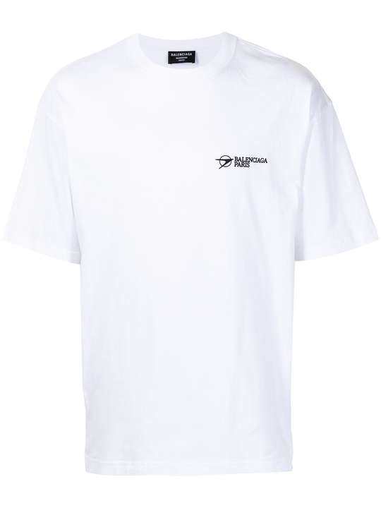 logo-embroidered T-shirt展示图