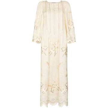 LouLou Embroidered Linen Dress