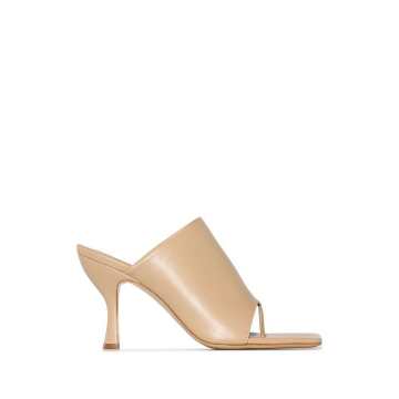 X Pernille neutral 80 leather mules