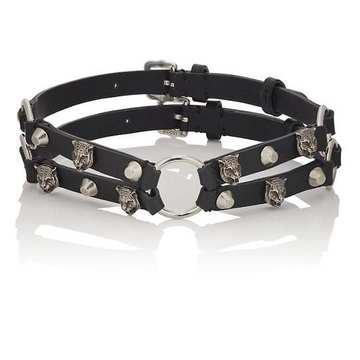 Studded Leather Choker