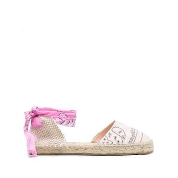 Valenciana bandana-print espadrilles