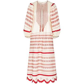 Belarus embroidered linen dress