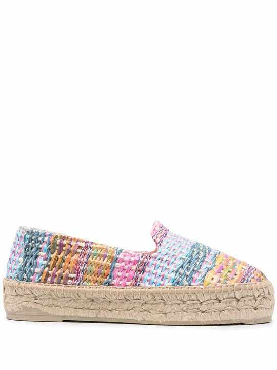 Acapulco rainbow slip-on espadrilles展示图