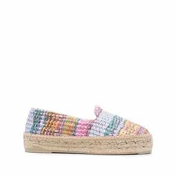 Acapulco rainbow slip-on espadrilles