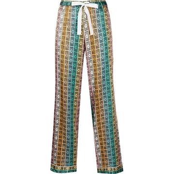 Chantal monopoly money-print trousers