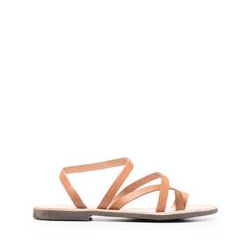 cross strap sandals