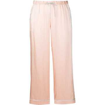 Petal cropped track trousers