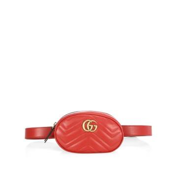 GG Marmont Matelass&#233; Leather Belt Bag