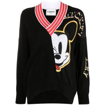 Mickey Mouse 嵌花毛衣