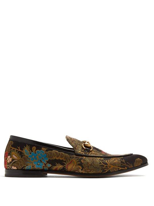 Jordan floral-jacquard loafers展示图