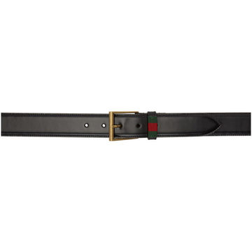 Black Classic Web Belt