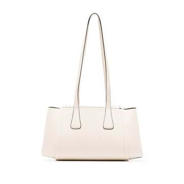 Neutral Lara leather shoulder bag