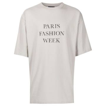 slogan-print T-shirt